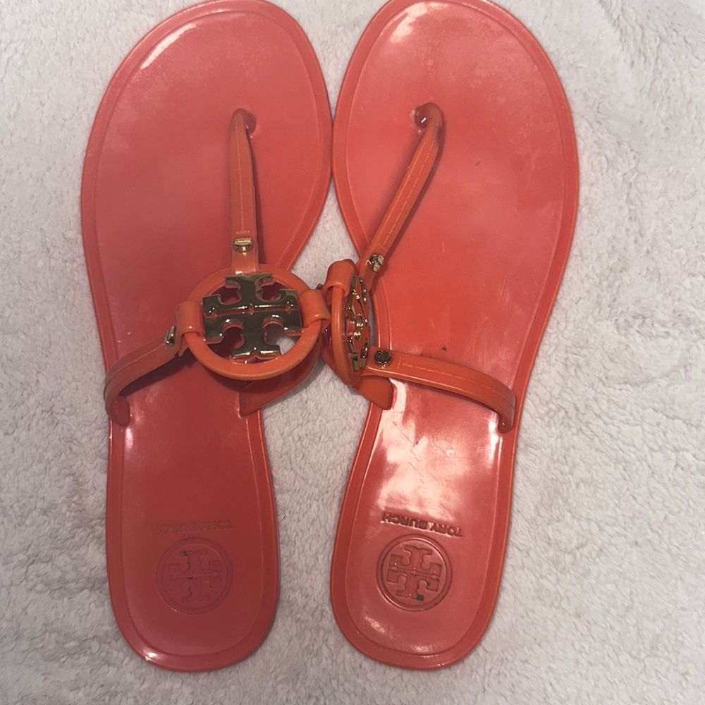 Tory Burch jelly flip flops